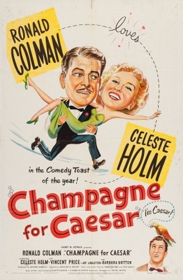 Champagne for Caesar movie poster (1950) t-shirt