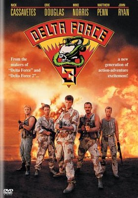 Delta Force 3: The Killing Game movie poster (1991) metal framed poster