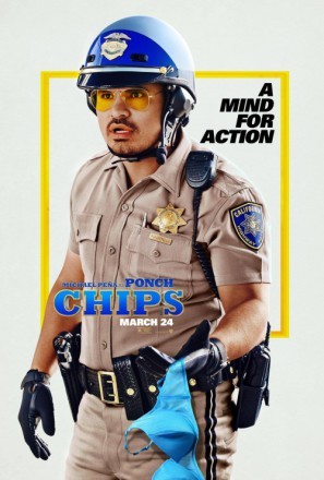 CHiPs movie poster (2017) wooden framed poster