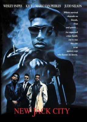 New Jack City movie poster (1991) metal framed poster