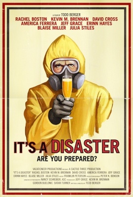 It's a Disaster movie poster (2012) wooden framed poster