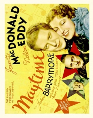 Maytime movie poster (1937) wood print