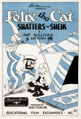 Felix the Cat Shatters the Sheik movie poster (1926) Stickers MOV_b542826d