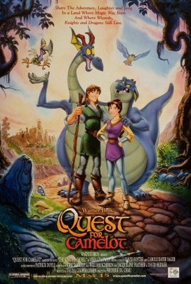 Quest for Camelot movie poster (1998) pillow