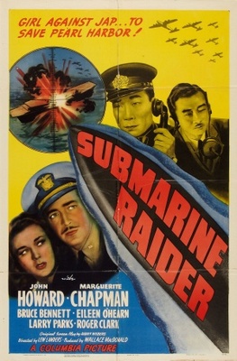 Submarine Raider movie poster (1942) metal framed poster