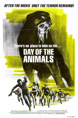 Day of the Animals movie poster (1977) pillow