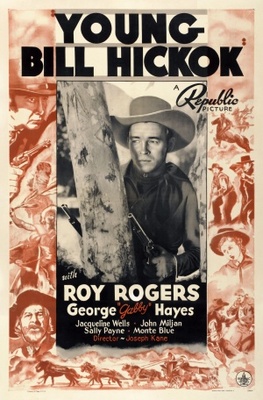 Young Bill Hickok movie poster (1940) poster with hanger