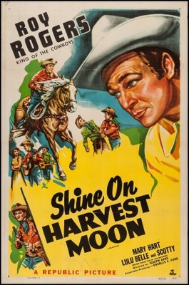 Shine On, Harvest Moon movie poster (1938) wood print