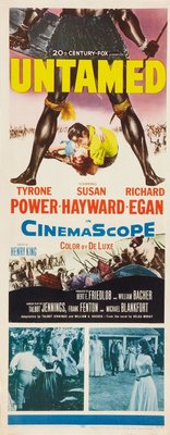 Untamed movie poster (1955) Longsleeve T-shirt