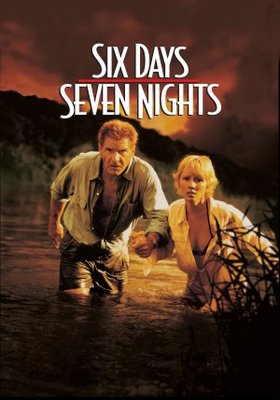 Six Days Seven Nights movie poster (1998) metal framed poster