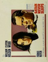 Satan Never Sleeps movie poster (1962) Longsleeve T-shirt #639373