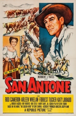 San Antone movie poster (1953) poster with hanger
