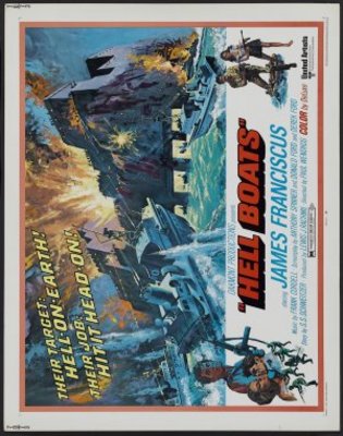 Hell Boats movie poster (1970) canvas poster