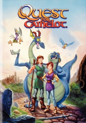 Quest for Camelot movie poster (1998) metal framed poster