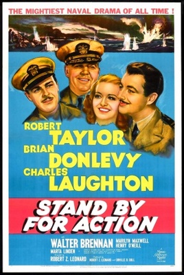 Stand by for Action movie poster (1942) tote bag