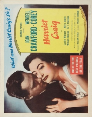 Harriet Craig movie poster (1950) metal framed poster