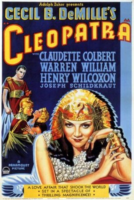 Cleopatra movie poster (1934) metal framed poster