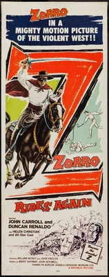 Zorro Rides Again movie poster (1959) poster