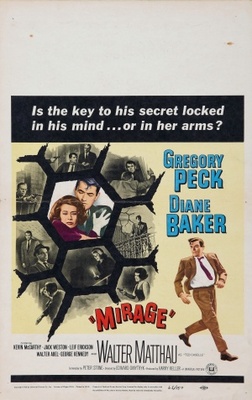 Mirage movie poster (1965) metal framed poster