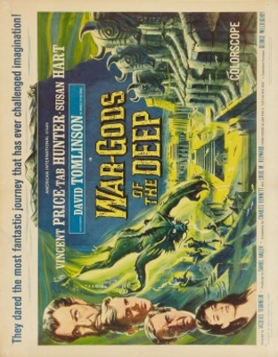 The City Under the Sea movie poster (1965) wooden framed poster