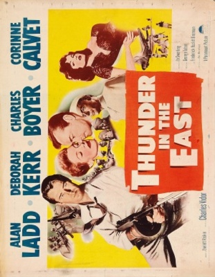 Thunder in the East movie poster (1952) poster