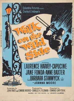 Walk on the Wild Side movie poster (1962) metal framed poster