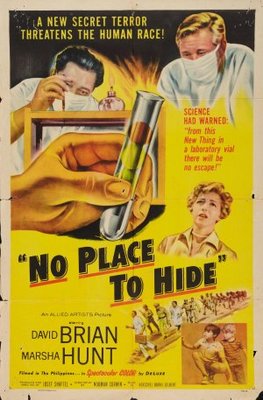 No Place to Hide movie poster (1956) metal framed poster