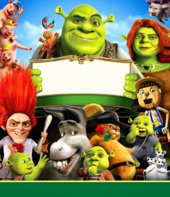 Shrek Forever After movie poster (2010) wooden framed poster