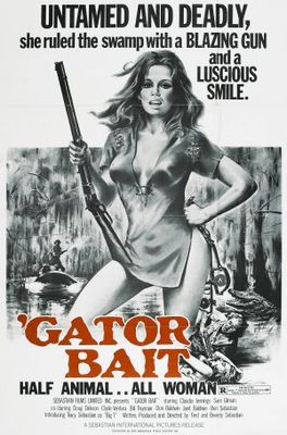 'Gator Bait movie poster (1974) wooden framed poster