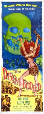 The Disembodied movie poster (1957) Stickers MOV_b67b97e5