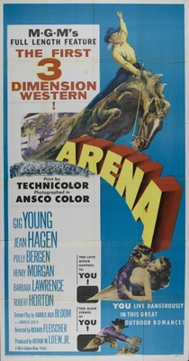 Arena movie poster (1953) wooden framed poster