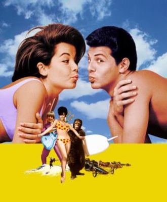 Bikini Beach movie poster (1964) metal framed poster