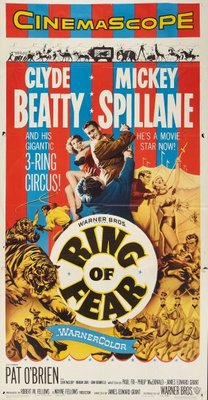 Ring of Fear movie poster (1954) canvas poster
