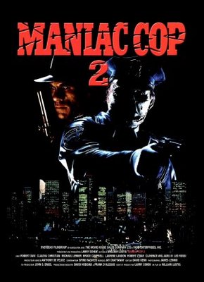 Maniac Cop 2 movie poster (1990) metal framed poster