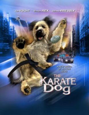 The Karate Dog movie poster (2004) wood print