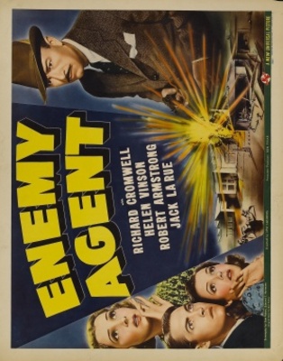 Enemy Agent movie poster (1940) metal framed poster