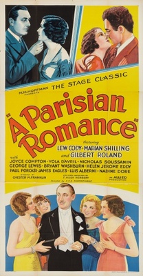A Parisian Romance movie poster (1932) poster with hanger