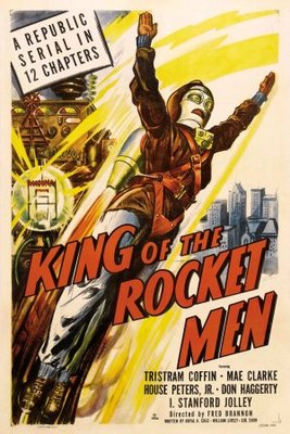 King of the Rocket Men movie poster (1949) pillow