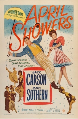 April Showers movie poster (1948) metal framed poster