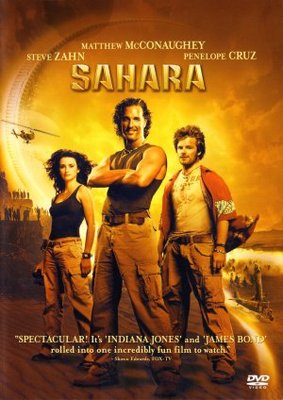 Sahara movie poster (2005) wood print