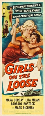 Girls on the Loose movie poster (1958) wood print