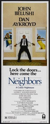 Neighbors movie poster (1981) wooden framed poster