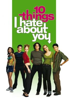 10 Things I Hate About You movie poster (1999) poster with hanger