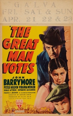The Great Man Votes movie poster (1939) tote bag