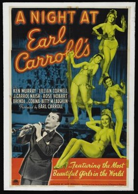 A Night at Earl Carroll's movie poster (1940) Stickers MOV_b765db61