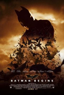 Batman Begins movie poster (2005) Stickers MOV_b766f95c