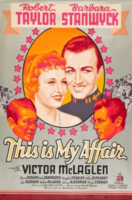 This Is My Affair movie poster (1937) poster with hanger