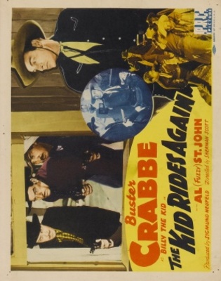 The Kid Rides Again movie poster (1943) poster with hanger