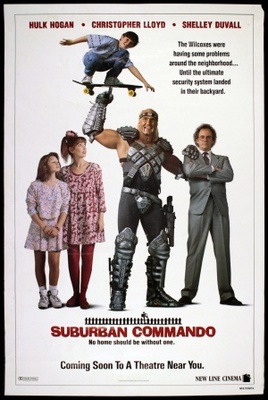 Suburban Commando movie poster (1991) wooden framed poster