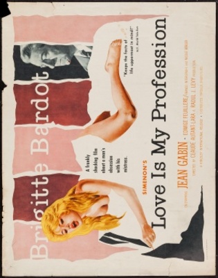 En cas de malheur movie poster (1958) pillow